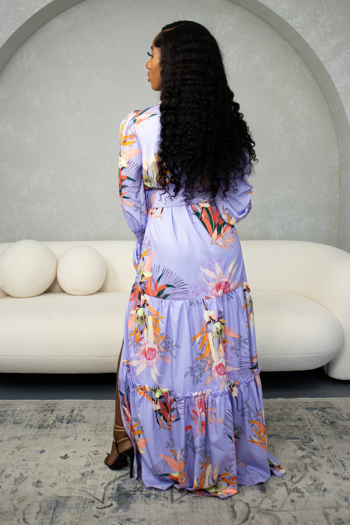 lilac summer dress LILAC SUMMER MAXI DRESS – POSH KLOSETS