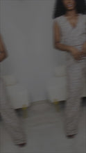 Load and play video in Gallery viewer, CHAINING TWEED JUMPSUIT
