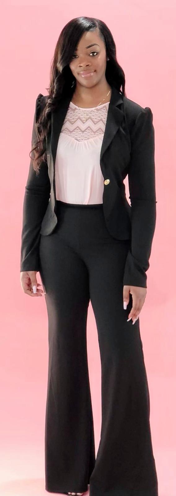 DOWN TO BUSINESS PANTS SET