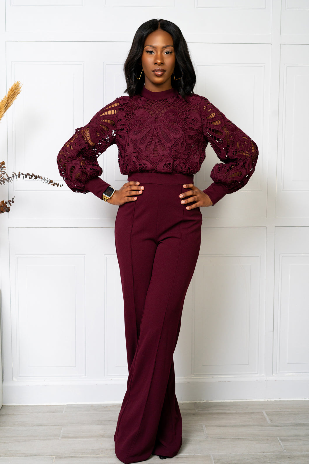 WINE ME DOWN JUMPSUIT