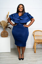 Load image into Gallery viewer, CASCADING RUFFLES DRESS
